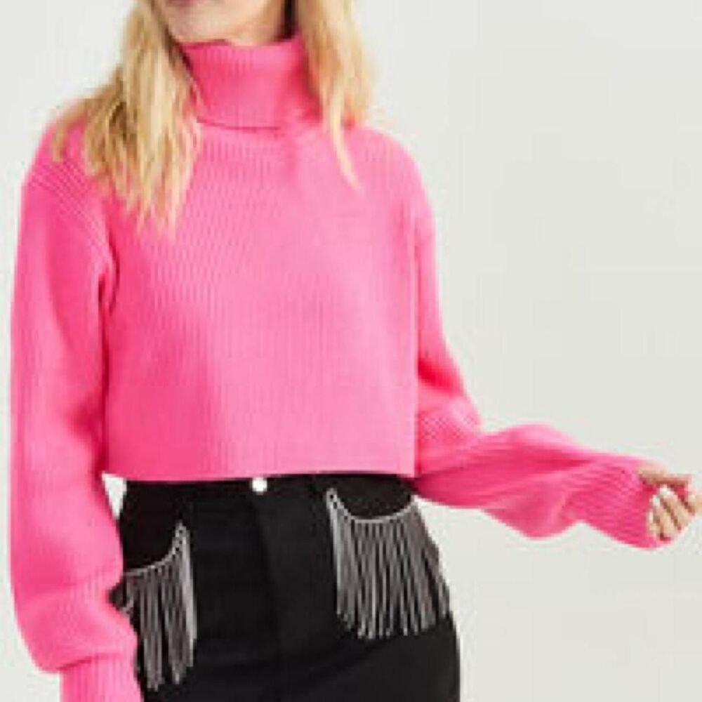 Altar-d-state Women's Red and Pink Jumper